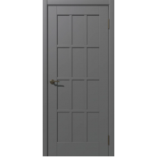 Дверь межкомнатная Дера 696 Софт серый, глухое полотно